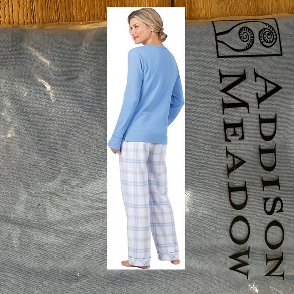 Addison Meadow sweatshirt and flannel pajamas - Picture 1 of 4